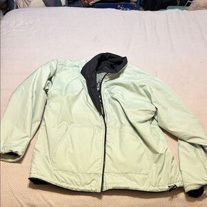 North Face Reversible Light Green Jacket Limited Edition
